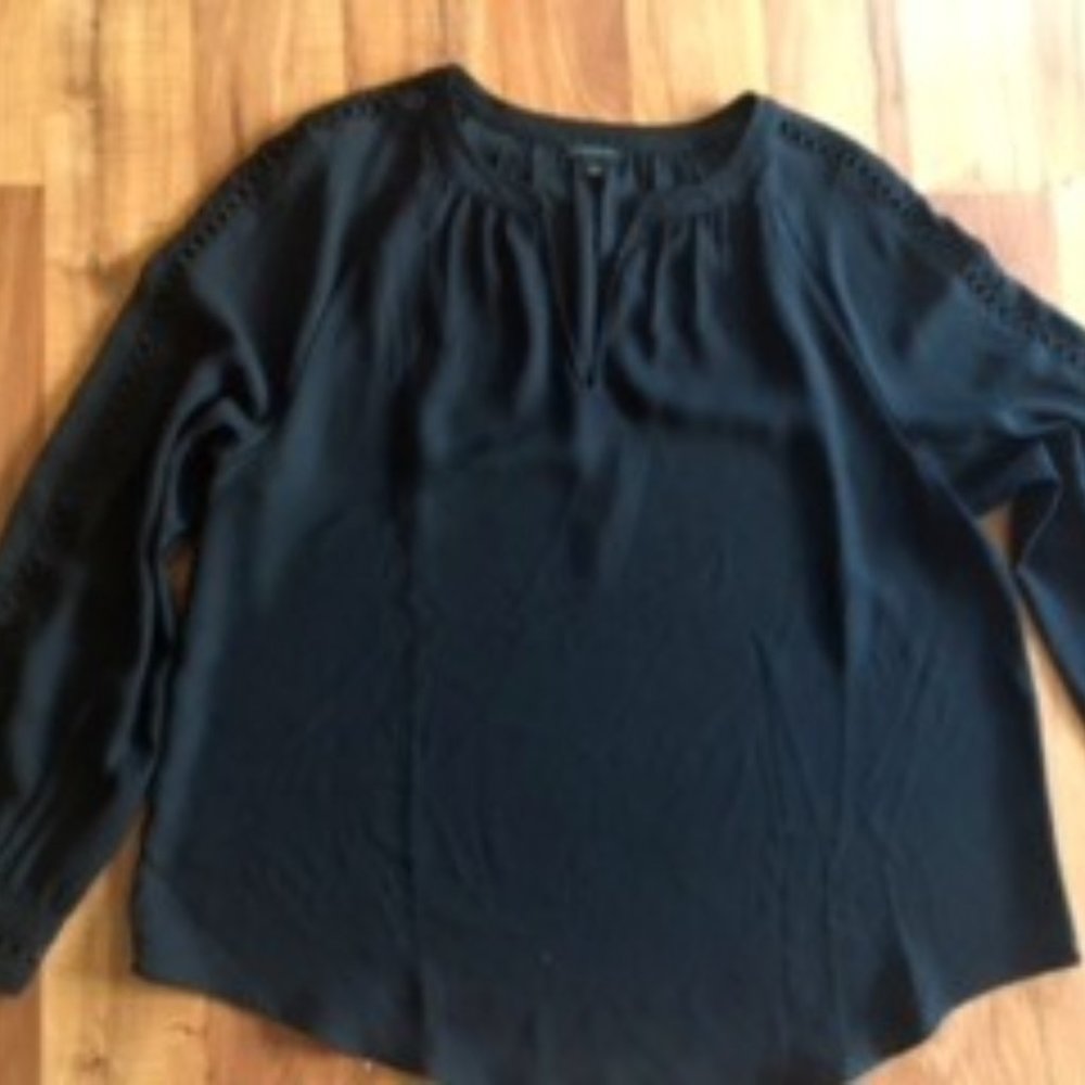 Ann Taylor Black Blouse
